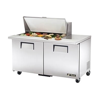 True TSSU-60-18M-B-HC Refrigerated Salad / Sandwich Table,  60" Mega Top, Two Section