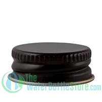 Replacement 24mm Black Gold Metal Cap with Pulp Poly Liner