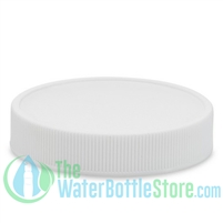 Replacement 58mm White Ribbed Plastic Cap