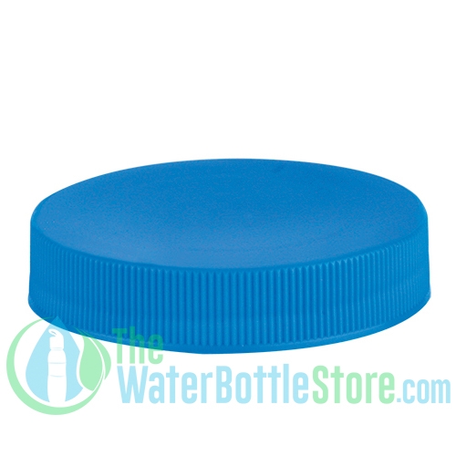 Replacement 48mm Blue Ribbed Plastic Cap/Top