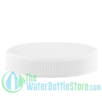 Replacement 53mm White Ribbed Plastic Cap/Top