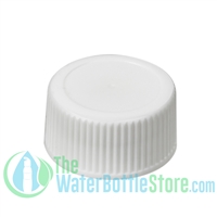 Glass Syrup Bottle with White Cap, 12 oz