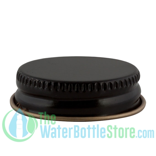 Replacement 33mm Black Gold Metal Cap with Pulp Foil Liner