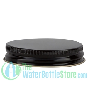 Replacement 48mm Black Gold Metal Cap with Pulp Poly Liner