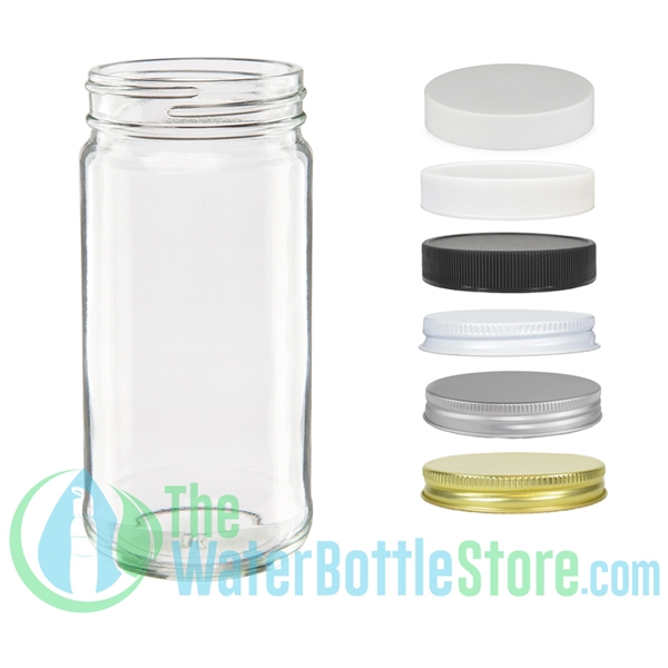 6oz Paragon Clear Glass Jar
