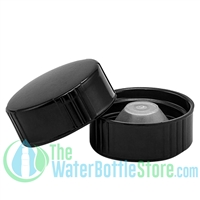 Replacement 28mm Black Phenolic Lid Cap with PolyCone Liner
