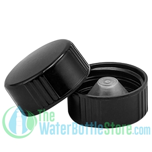 Replacement 24mm Black Phenolic Lid Cap with PolyCone Liner