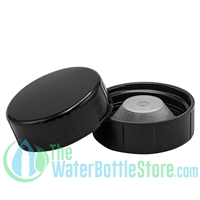 Replacement 33mm Black Phenolic Lid Cap with PolyCone Liner