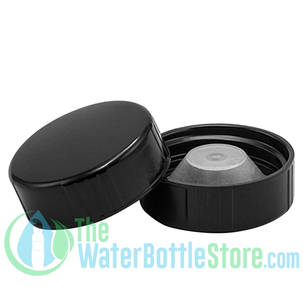 Replacement 33mm Black Phenolic Lid Cap with PolyCone Liner