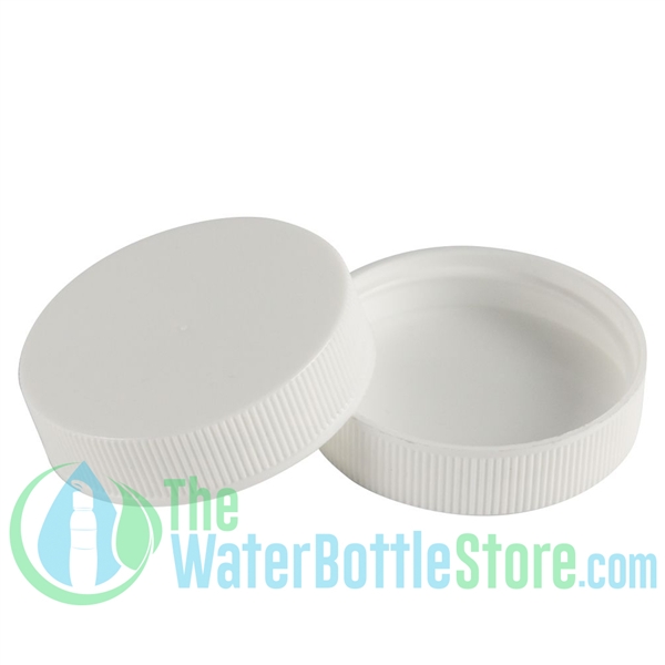 Replacement 43mm White Ribbed Top Cap