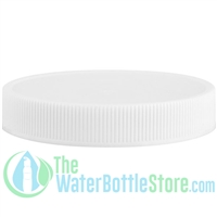 Replacement 63mm White Plastic Cap Top with FoilSeal Foam Liner