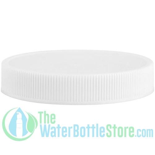 Replacement 63mm White Plastic Cap Top with FoilSeal Foam Liner