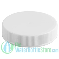 Replacement 48mm White Ribbed Plastic Cap/Top
