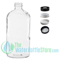 Clear Boston Round Glass Bottle