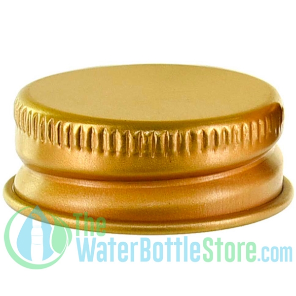 Replacement 24mm Gold Aluminum Cap with PE Plastisol Liner