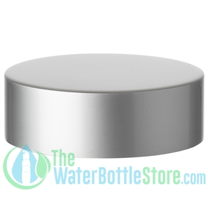 Replacement 58mm Matte Silver Aluminum Plastic Cap