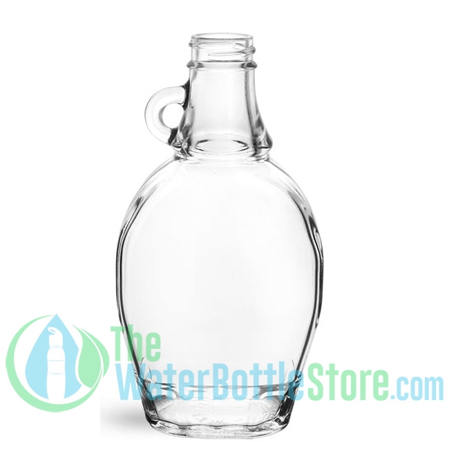 8oz Clear Glass Syrup Bottle at