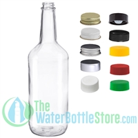 1 Liter Clear Glass Bar Mix Bottle