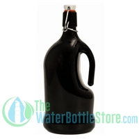 1 Liter Manico Dark Antique Green Glass Bottle with Swing Top Stopper