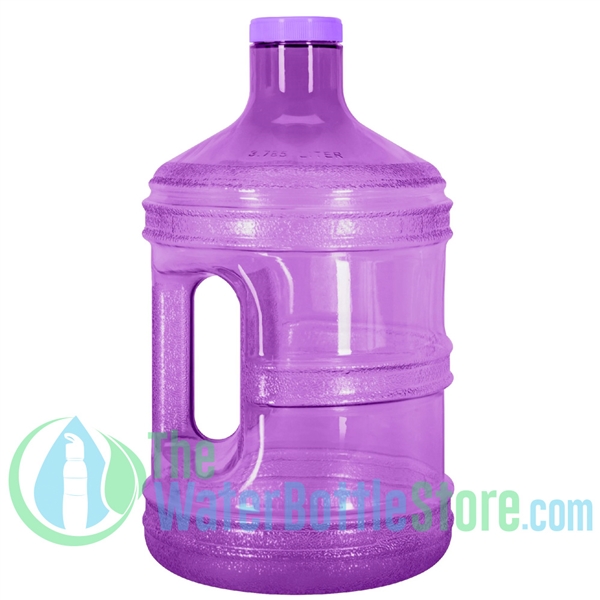 1 Gallon Purple Round Water Bottle Handle