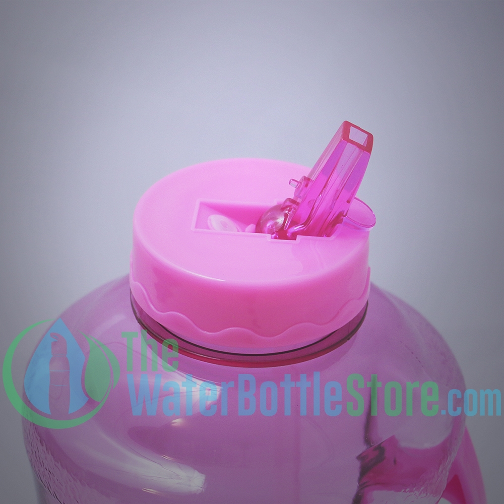Half Gallon 56oz 1.68 Liters BpA Free Bottle W/ Handle & Straw Sip - Pink