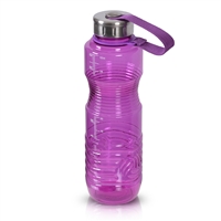1 Liter 32oz Purple Reusable Water Bottle Steel Top