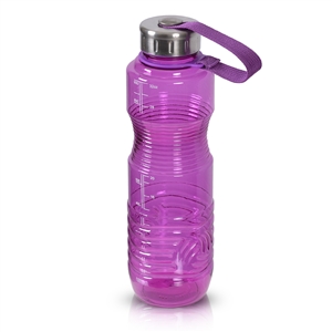 1 Liter 32oz Purple Reusable Water Bottle Steel Top
