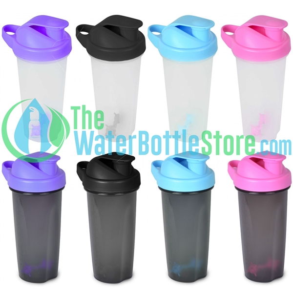24oz Protein Blender Shaker Plastic Water Bottle