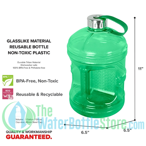 Water Bottle Tritan BPA Free Wide Mouth 32oz Slim Body Style