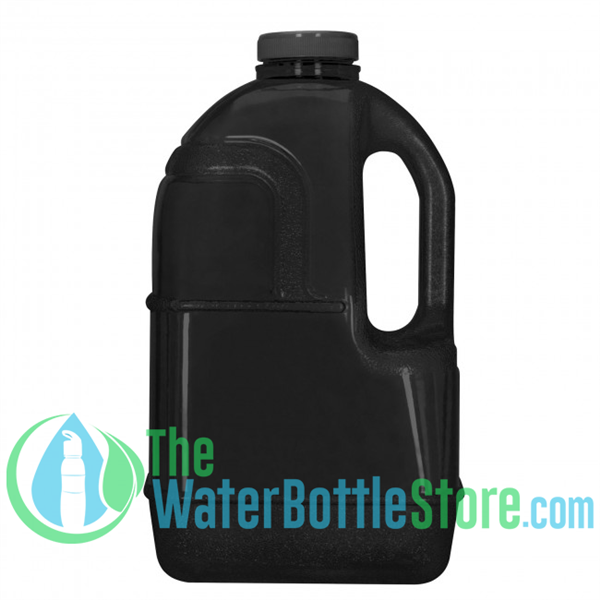 1 Gallon Solid Black Dairy Jug Water Bottle Handle
