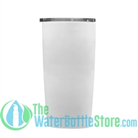Geo 20oz Double Walled Vacuum Insulated Tumbler White