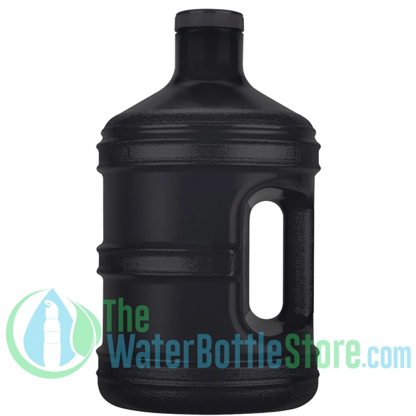 1 Gallon Solid Black Round Water Bottle Handle