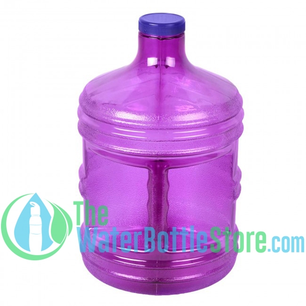 5 Liter 1.3 Gallon Purple Water Bottle, Handle