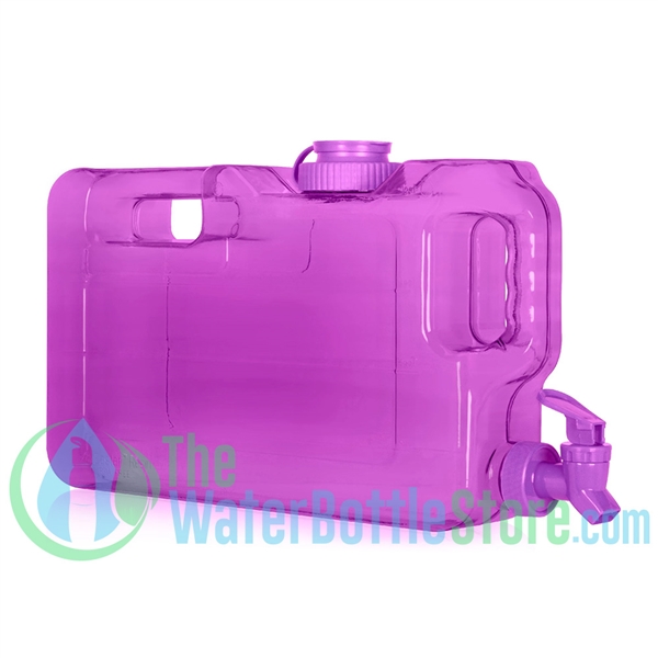 1 Gallon Purple Slimline Refrigerator Water Dispenser Container tap spigot