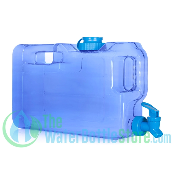 1.1 Gallon Dark Blue Refrigerator Water Dispenser Container tap spigot
