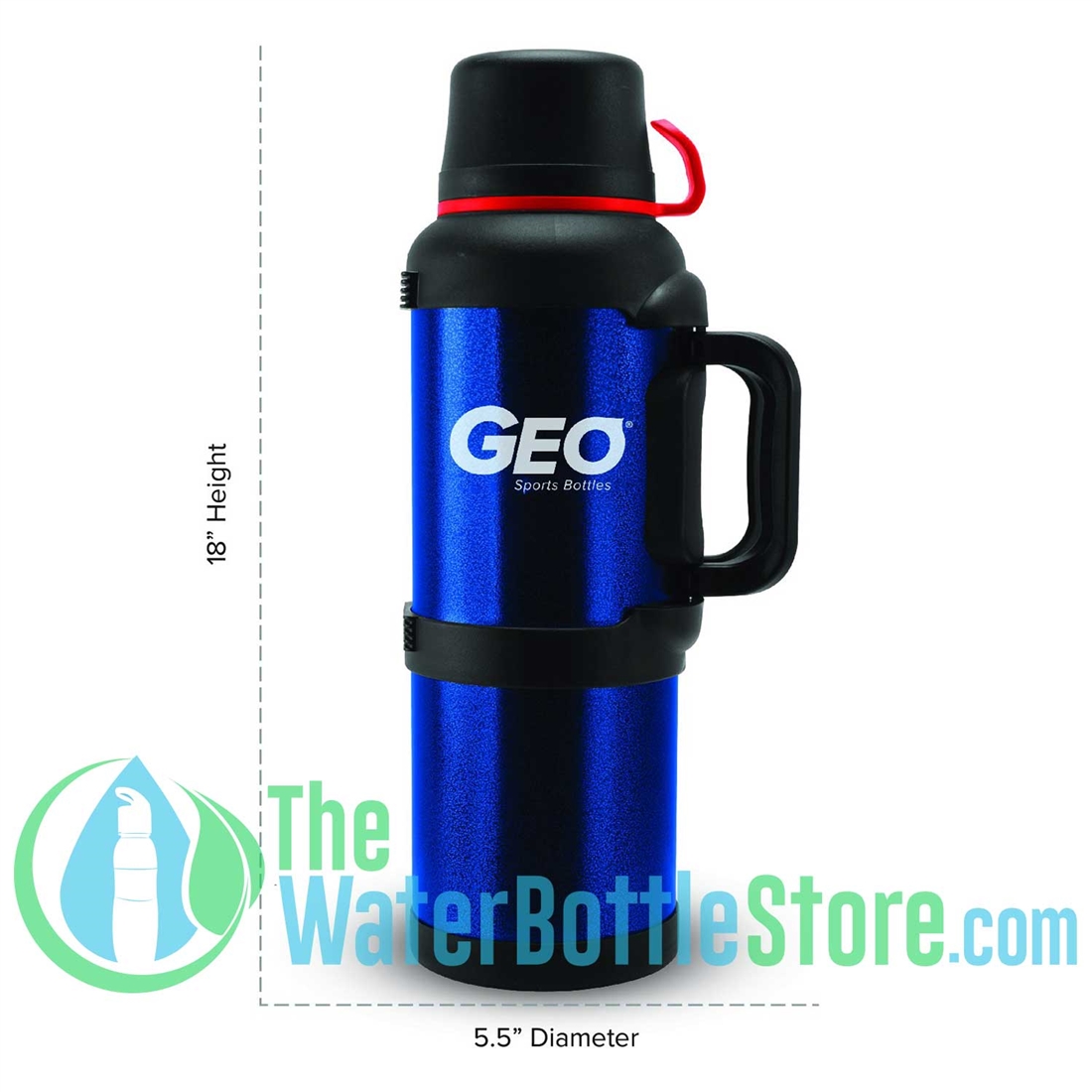 4 Liter Vacuum Insulated Thermos Flask w Portable Cup