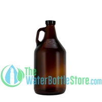 DTW 32oz(1 Liter) Amber Glass Jug Reusable Water Bottle