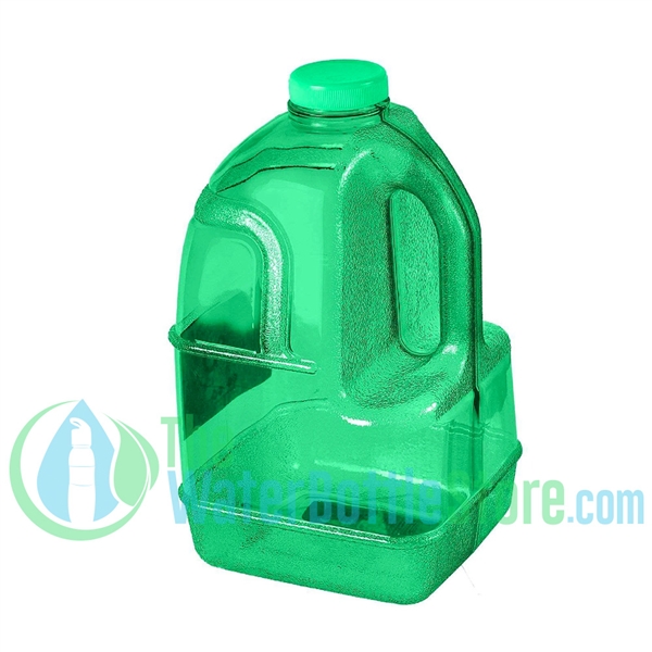 1 Gallon Green Dairy Jug Water Bottle Handle
