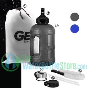 Half Gallon 64oz Combo Water Bottle