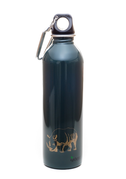 EarthLust 20 oz Rhino Stainless Steel Metal Water Bottle