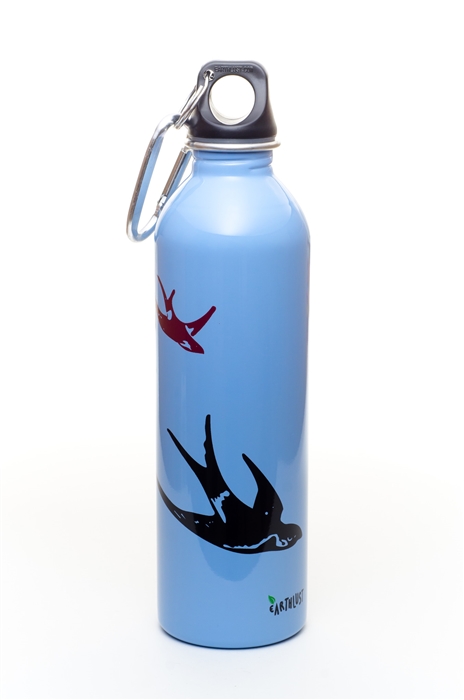 EarthLust 20 oz Swallow Stainless Steel Metal Water Bottle