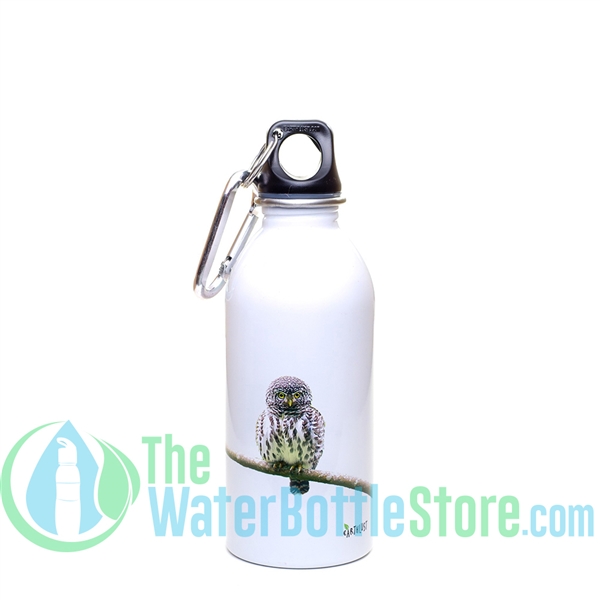 EarthLust 13 oz Owl Stainless Steel Metal Water Bottle