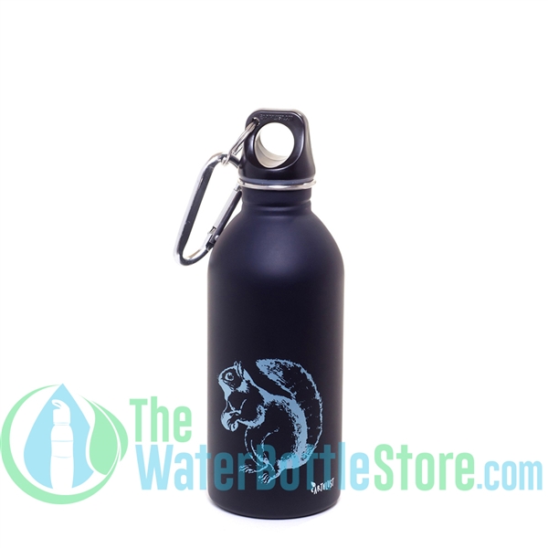 EarthLust 13 oz Squirrel Stainless Steel Metal Water Bottle