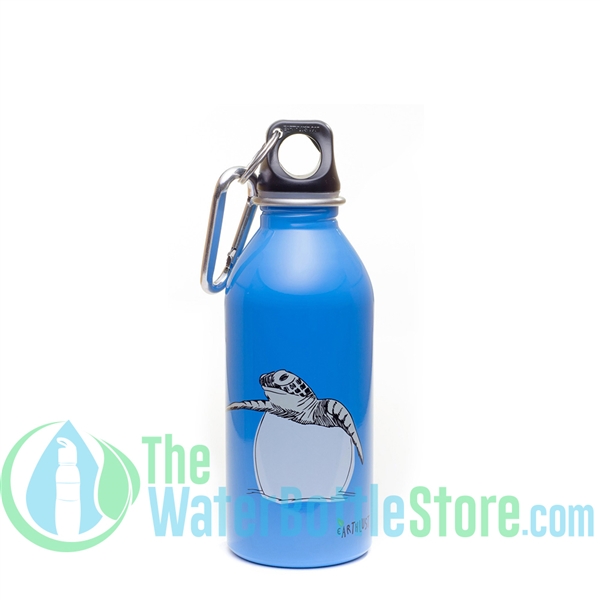 EarthLust 13 oz Turtle Stainless Steel Metal Water Bottle