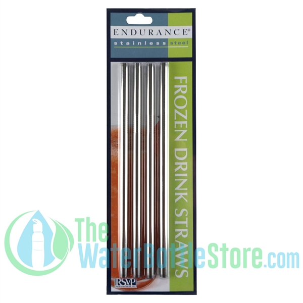 Endurance 4-pack Stainless Steel Straight Straw