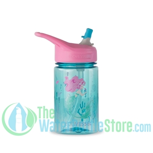 A Small Clear Shaker Bottle w. Black Lid12Oz/400ml Measurement