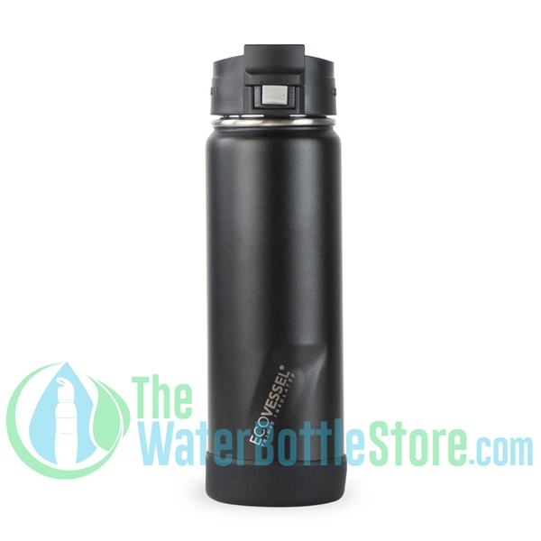 20oz EcoVessel PERK Insulated Tea and Coffee Mug Bottle Black Shadow