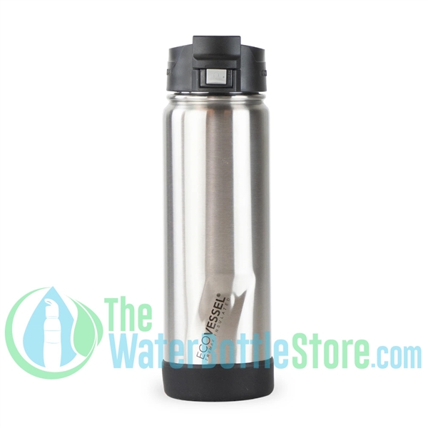 20oz EcoVessel PERK Insulated Tea and Coffee Mug Bottle Silver Express