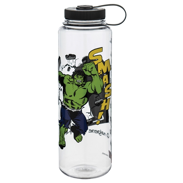 Nalgene 48 Ounce Wide Mouth Water Bottle Silo Marvel Hulk