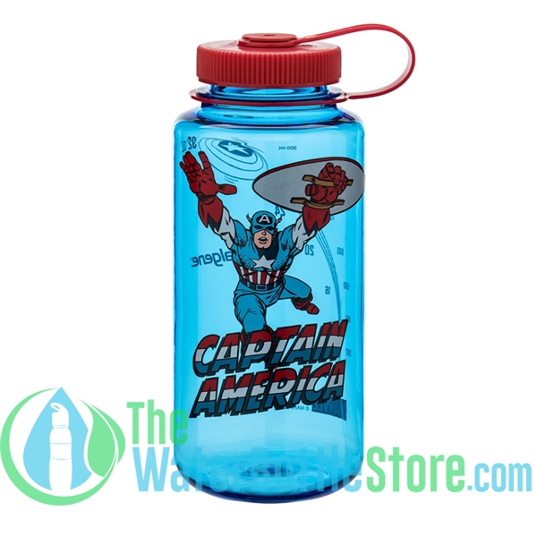 Nalgene 32 Ounce Captain America Wide Mouth Water Bottle